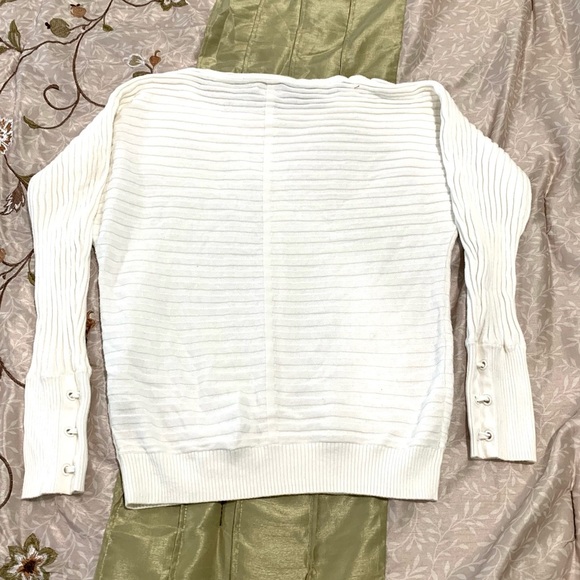 Lace-Up Cuff Dolman Sweater - Picture 4 of 8